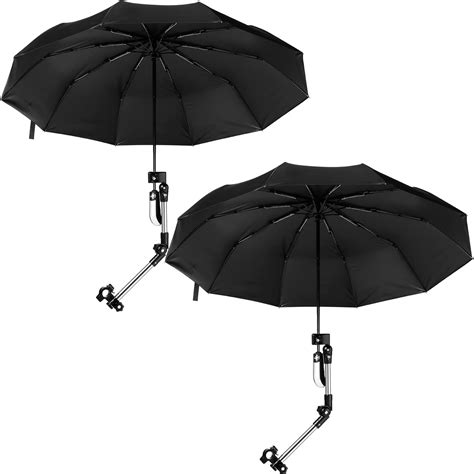 adjustable umbrella with universal clamp.